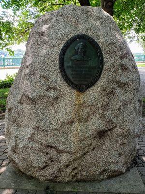 Galtier Plaque in Kellogg Mall Park