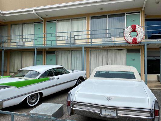 09.25.21 National Civil Rights Museum - Lorraine Motel - vintage cars represent the vehicles parked when Dr King was killed [7/4/20]