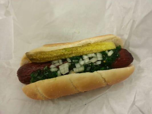 Chicago dog.