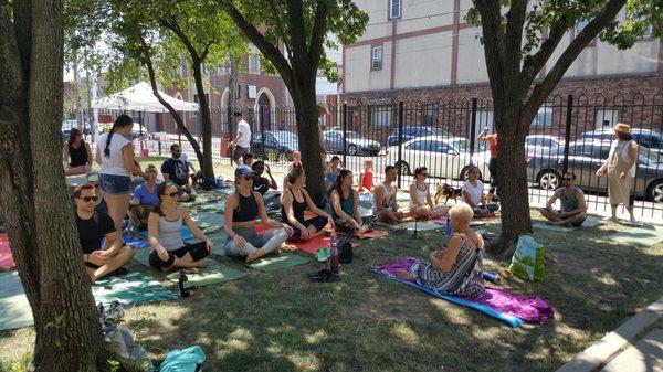 Yoga Hive Philly's Grand Opening Event with Goat Yoga!