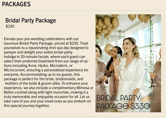 Bridal Party Package