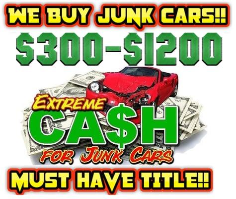 Extreme Cash For Junk Cars