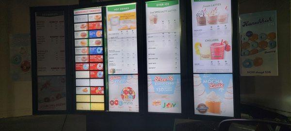 Drive Thru Menu