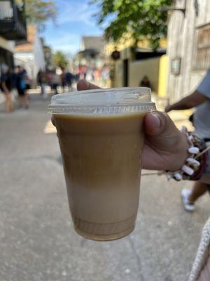 'Iced latte' that tasted like murky water