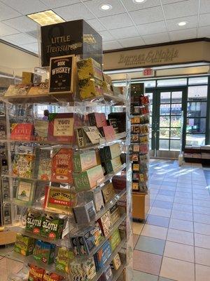 Mini books and trinkets.