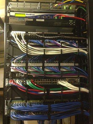 We install clean business networks.  This makes troubleshooting easier later!