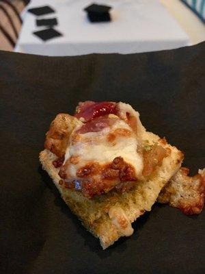 The prosciutto bruschetta