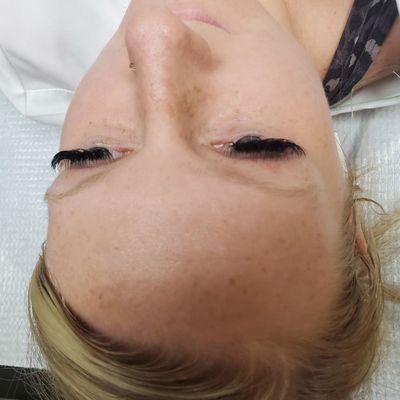 Brow wax & tint (before)