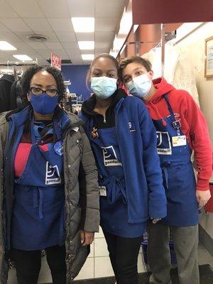 These are a few of the people I see every time I go to the Broad St. Goodwill! They're the best! So friendly and fun! They make my day!