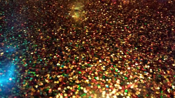 Sparkly bar top.