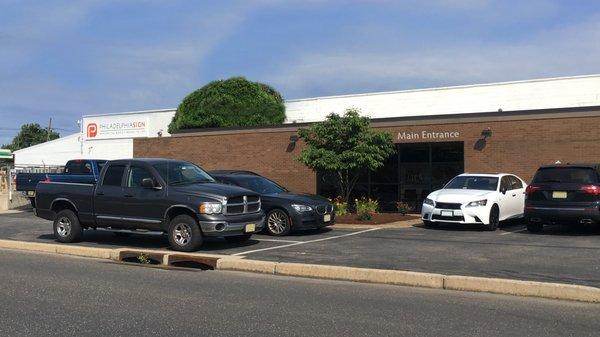 This is the main entrance to our corporate headquarters.