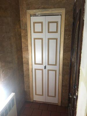 Custom closet door