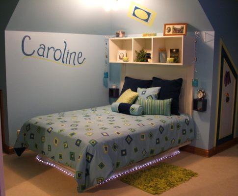 A teens bedroom.