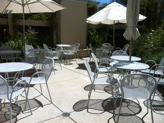 Outdoor patio area. Nice!