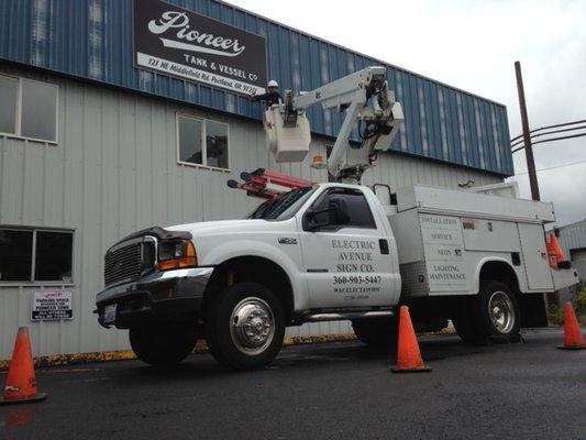 Sign panel installation