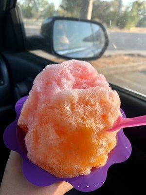 small POG shaved ice