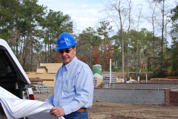 Coastal SC and NC building contractor at work