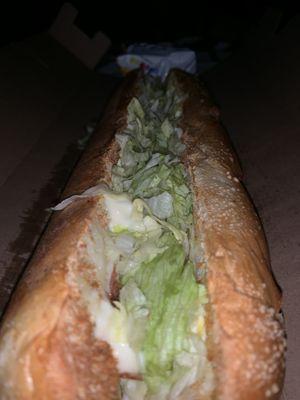 BLT baked sub.