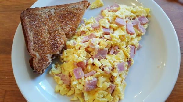 Chopped ham & eggs breakfast special!