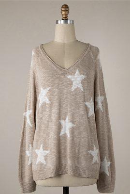 Star Knit Sweater 
Price: $48.99