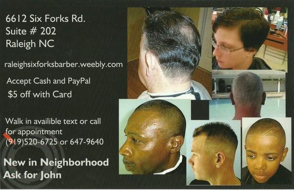 Proficient on all Races.Don't trust your hair to corporate franchise workers that are not even Licensed Barbers