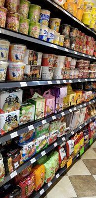 Aisle full of cool snacks