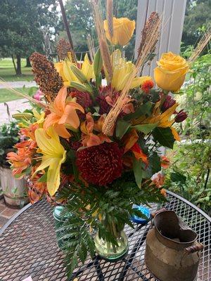 Gorgeous fall bouquet