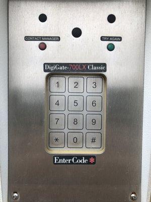 Entrance Keypad