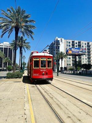 Streetcar on Canal St.