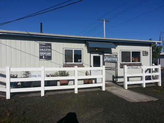 We are located right off of highway 101.