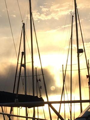 Sunset in Sausalito