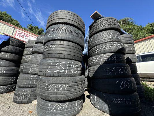 Used tires in stock