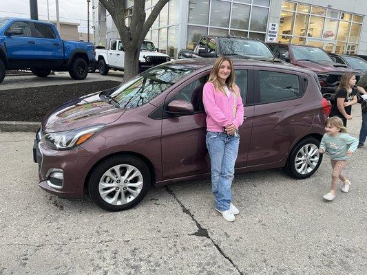 My oldest daughter purchased her 1st car (2022 Chevy spark)