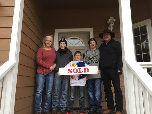 This family chose their home by viewing homes using Facetime.