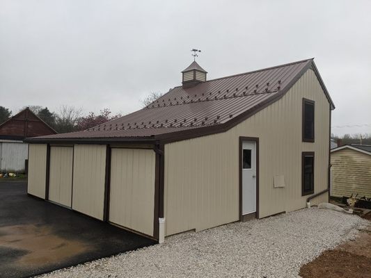 A custom storage barn we renovated!