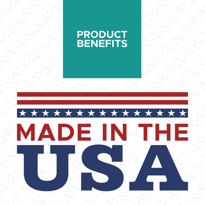 Proudly made in the USA! One for All.