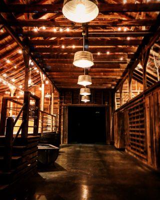 Inside the barn house!