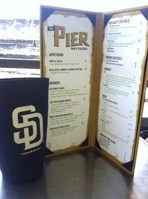 This is the new Bar/patio at Petco Park. Awesome Patio Seating and food and spirits!