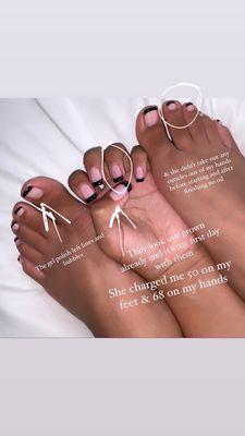 Pedicure and manicure