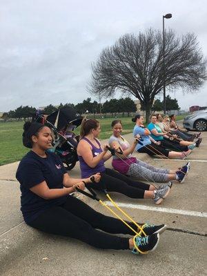 Stroller Strides® is a stroller-based fitness program for moms with little ones. A total 60-minute body workout!