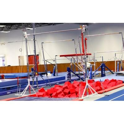 Uneven Bar and In Ground Foam Pit