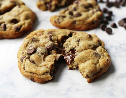 Chocolate chip cookie With Maldon sea salt