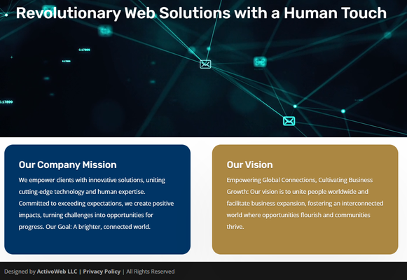 We use technology to advance our website designs yet stay true to the human touch.