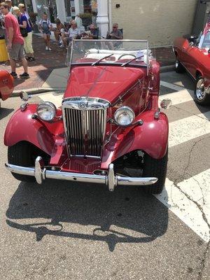 Some cars that participated in the car show