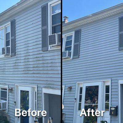 House siding went great.