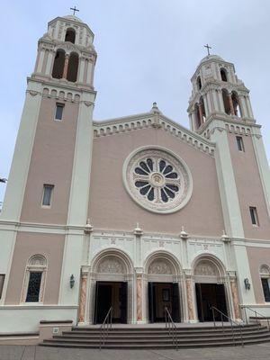 Grand church entrance.