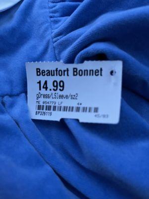 Beaufort Bonnet girls dress.