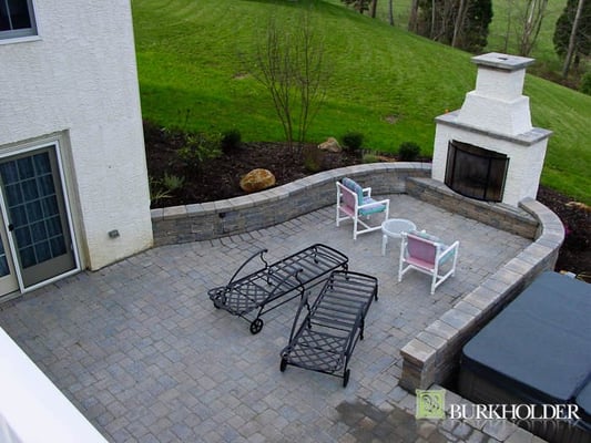 Burkholder - Residential rear patio and fireplace project