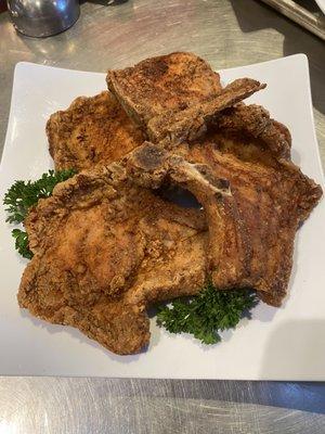 Fried pork chops