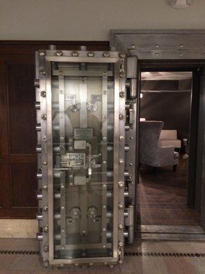 Our medical spa is located within an old bank vault